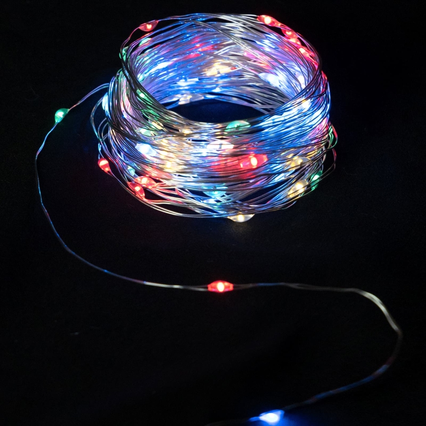 Aigostar - LED Christmas string lights 20xLED/2xCR2032 2m multicolor