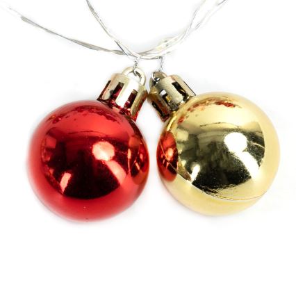 Aigostar - LED Christmas String Lights 20xLED/3xAA 2m Warm White