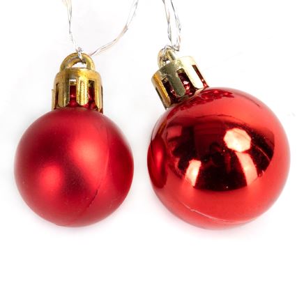 Aigostar - LED Christmas String Lights 20xLED/3xAA 2m Warm White