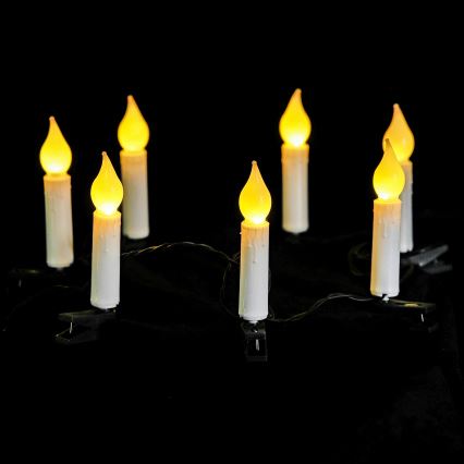 Aigostar - LED Christmas Light Chain 25xLED/3xAA 5 m Warm White