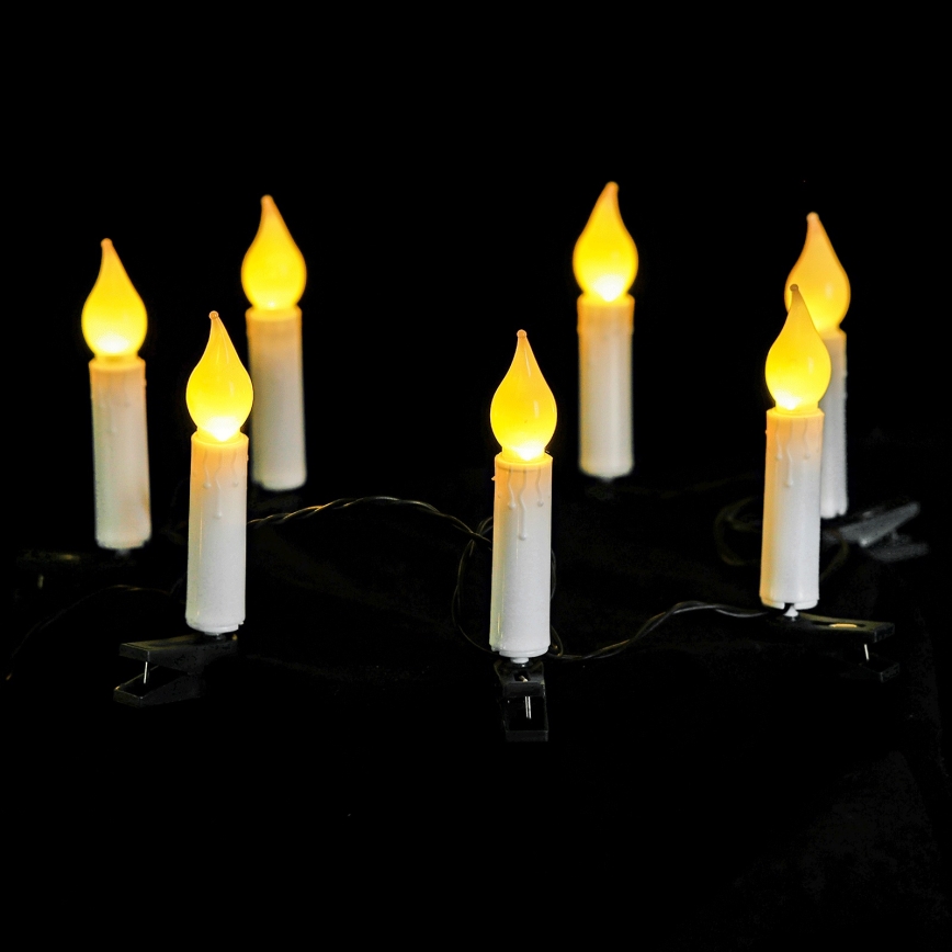 Aigostar - LED Christmas Light Chain 25xLED/3xAA 5 m Warm White