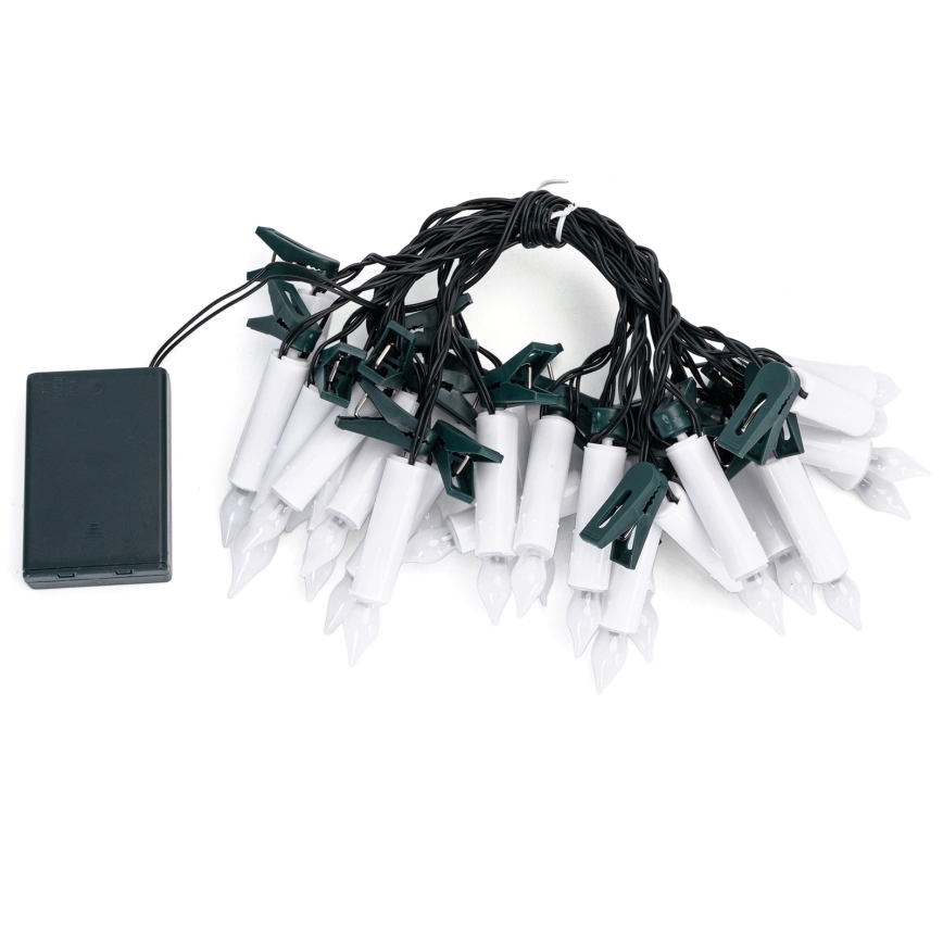 Aigostar - LED Christmas Light Chain 25xLED/3xAA 5 m Warm White