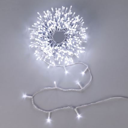 Aigostar - LED Christmas string lights 50 LEDs / 3×AA 5.3 m cool white