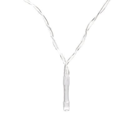 Aigostar - LED Christmas string lights 50 LEDs / 3×AA 5.3 m cool white