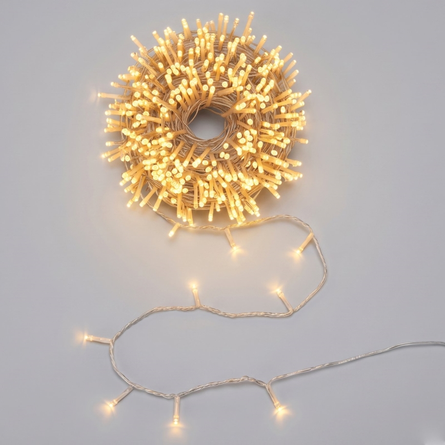 Aigostar - LED Christmas string lights 50xLED/3xAA 5,3m warm white