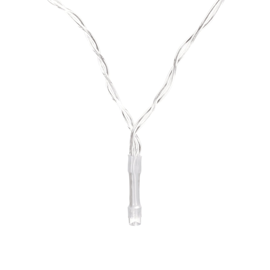 Aigostar - LED Christmas string lights 50xLED/3xAA 5,3m warm white