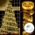 Aigostar - LED Christmas String Lights 50xLED/3xAA 5m Warm White, Gold