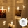 Aigostar - LED Decorative chain with pegs 20xLED/3xAA 3,3m warm white