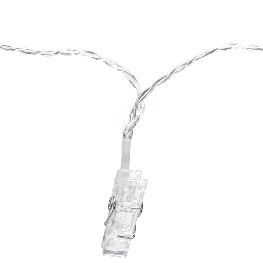 Aigostar - LED Decorative String Lights 10xLED/5W/USB 5 m Warm White