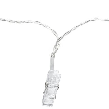 Aigostar - LED Decorative String Lights 40 LEDs / 5 W / USB, 9 m, Warm White