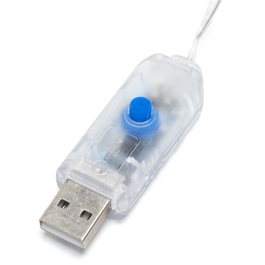 Aigostar - LED Decorative String Lights 80 LEDs / 5W / USB, 13 m, Warm White