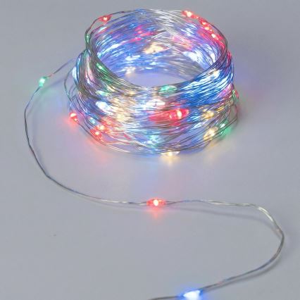 Aigostar - LED decorative string lights with bottle plug 40xLED/3xLR44 4m multicolor