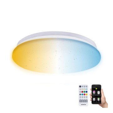 Aigostar - LED Dimmable bathroom ceiling light MESH Smart LED/12W/230V 3000-6500K IP44 + remote control