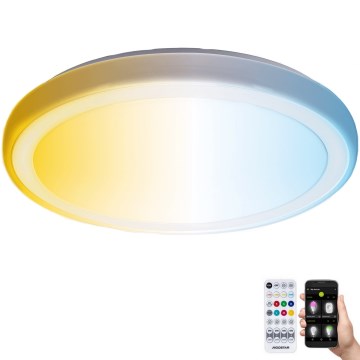 Aigostar - LED Dimmable bathroom ceiling light MESH Smart LED/24W/230V 3000-6500K IP44 + remote control