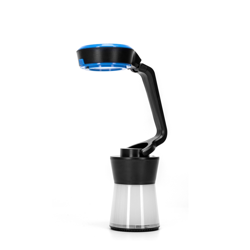 Aigostar - LED Dimmable camping flashlight 3in1 LED/3xAA black/blue