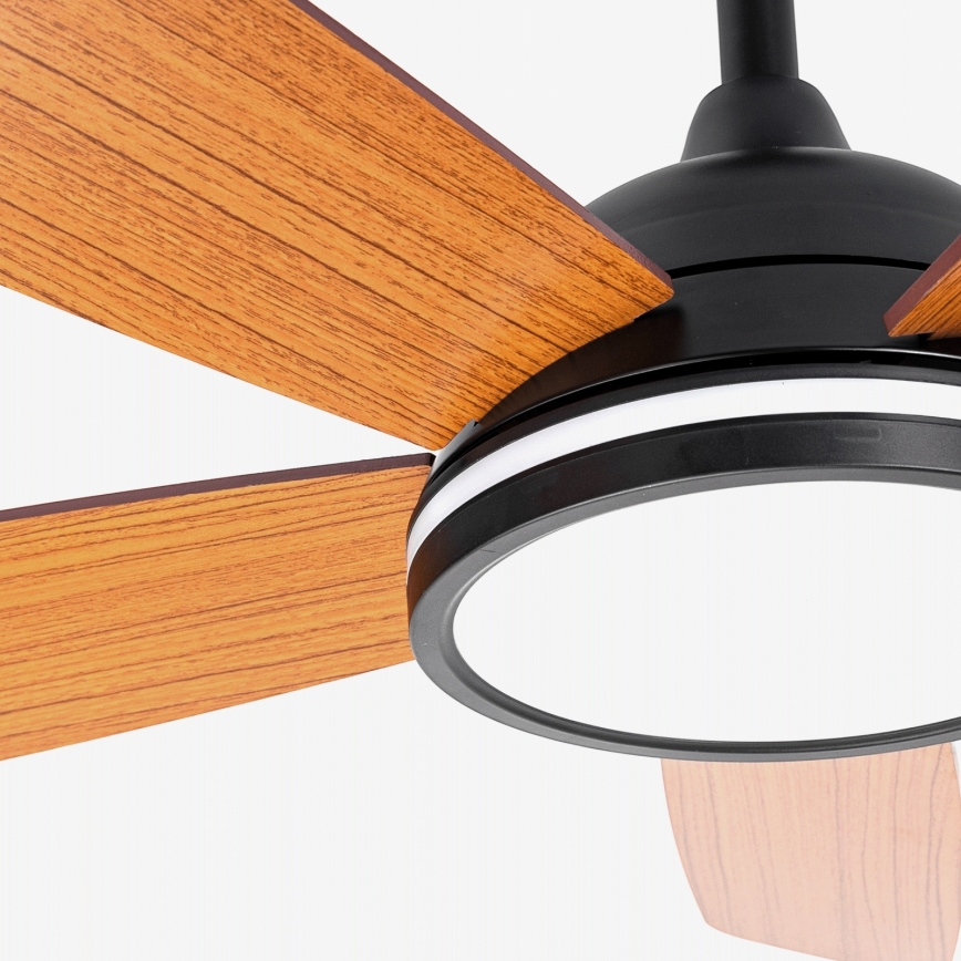 Aigostar - LED Dimmable ceiling fan LED/20W/230V 2700-6500K 132cm beige + remote control