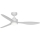 Aigostar - LED Dimmable ceiling fan LED/20W/230V 2700-6500K 132cm white + remote control