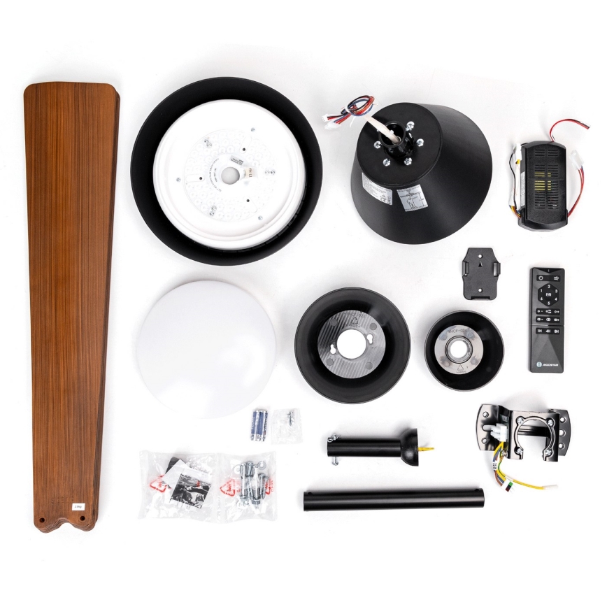 Aigostar - LED Dimmable ceiling fan LED/24W/230V 2700-6500K 132cm + remote control