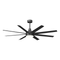 Aigostar - LED Dimmable ceiling fan LED/24W/230V 2700-6500K 165cm black + remote control