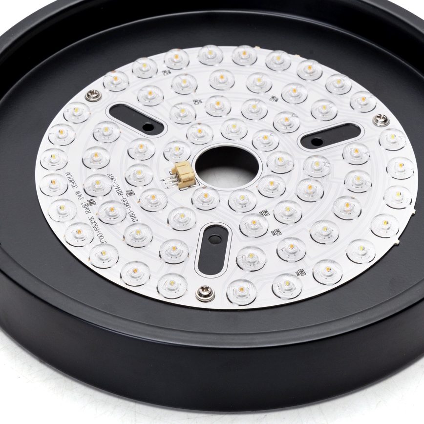 Aigostar - LED Dimmable ceiling fan LED/24W/230V 2700-6500K 165cm black + remote control