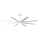Aigostar - LED Dimmable ceiling fan LED/24W/230V 2700-6500K d. 165 cm + remote control white