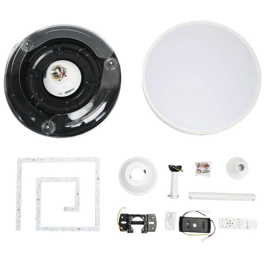 Aigostar - LED Dimmable ceiling fan LED/36W/230V 2700-6500K d. 107 cm + remote control white