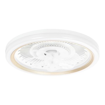 Aigostar - LED Dimmable ceiling fan LED/40W/230V 2700/4000/6500K d. 50 cm + remote control white