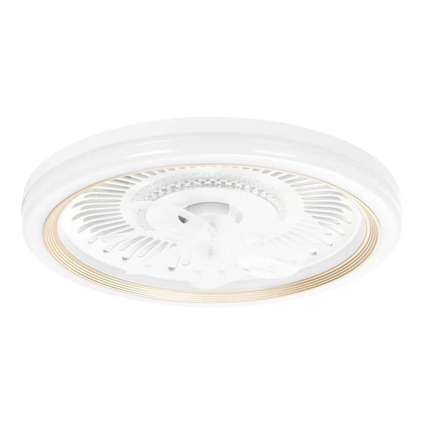 Aigostar - LED Dimmable ceiling fan LED/40W/230V 2700/4000/6500K d. 50 cm + remote control white
