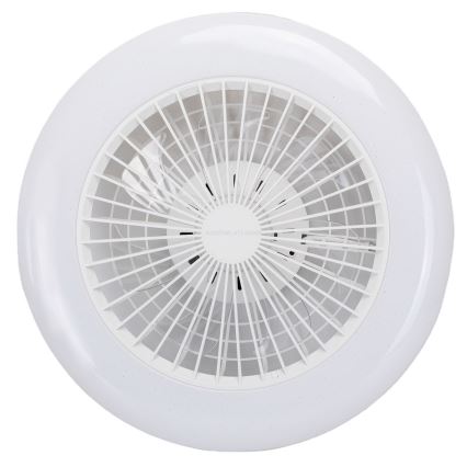 Aigostar - LED Dimmable ceiling light with a fan LED/40W/230V 2700-6500K d. 48,5 cm white + remote control