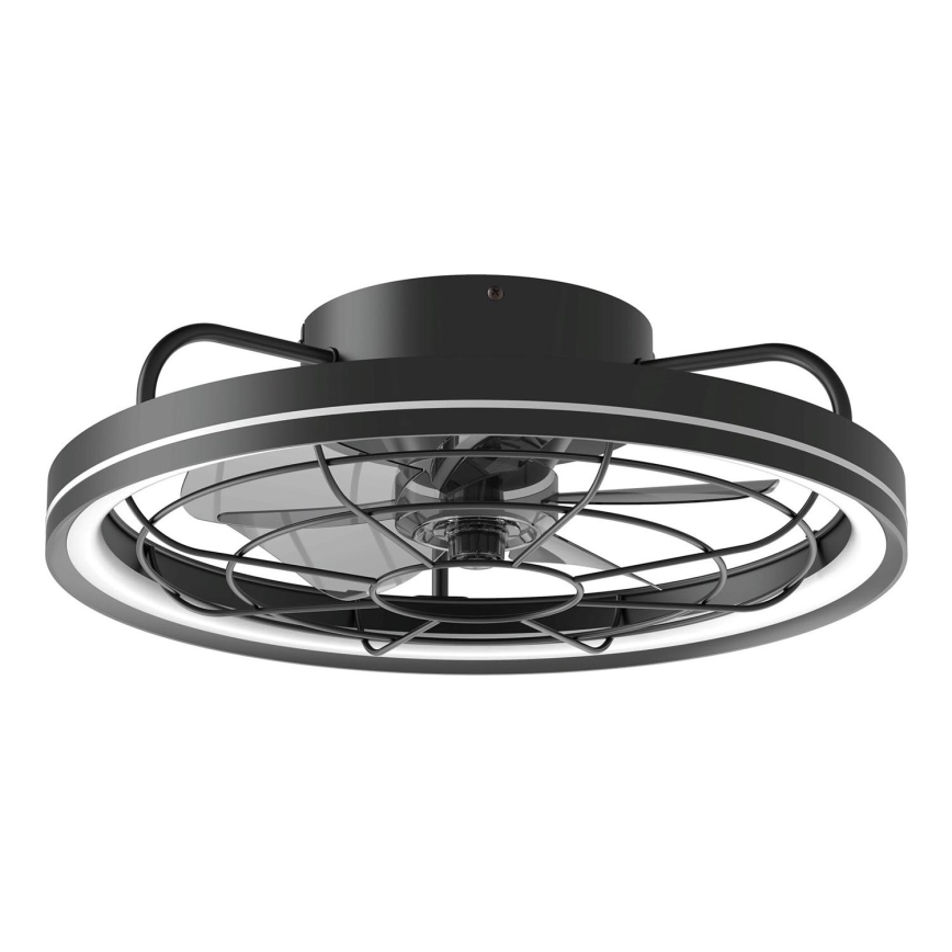 Aigostar - LED Dimmable ceiling fan LED/40W/230V 2700-6500K d. 48 cm + remote control black
