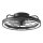 Aigostar - LED Dimmable ceiling fan LED/40W/230V 2700-6500K d. 48 cm + remote control black