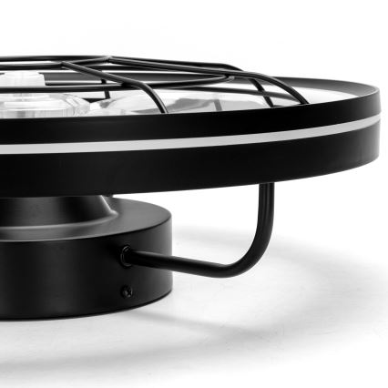 Aigostar - LED Dimmable ceiling fan LED/40W/230V 2700-6500K d. 48 cm + remote control black