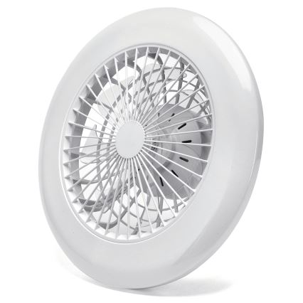 Aigostar - LED Dimmable ceiling fan LED/40W/230V 2700-6500K d. 49 cm + remote control white