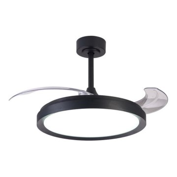 Aigostar - LED Dimmable ceiling fan LED/50W/230V 2700-6500K 106cm black + remote control