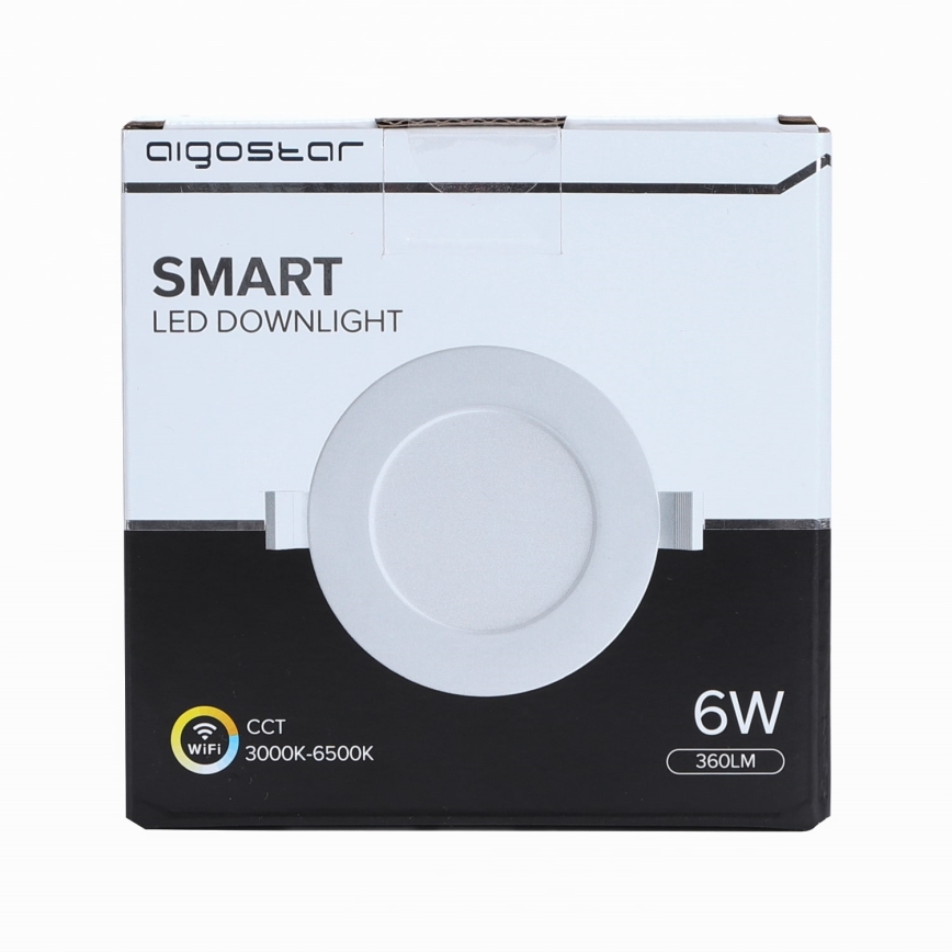 Aigostar - LED Dimmable ceiling light 6W/230V d. 11,5 cm Wi-Fi