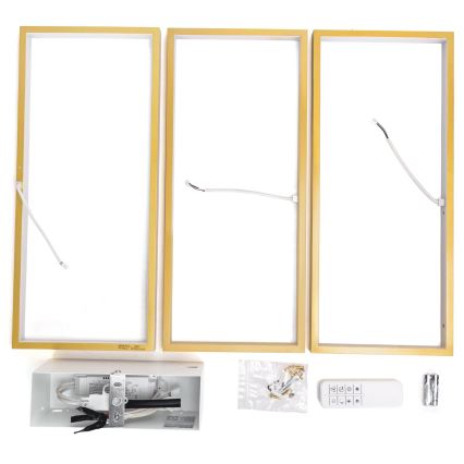 Aigostar - LED Dimmable ceiling light LED/38W/230V 2700-6500K + remote control