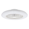 Aigostar - LED Dimmable ceiling light with a fan LED/40W/230V 2700-6500K d. 48,5 cm white + remote control