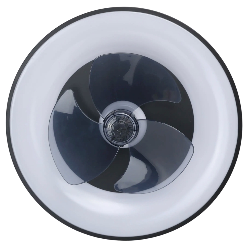 Aigostar - LED Dimmable ceiling light with a fan MESH LED/40W/230V 2700-6500K black + remote control