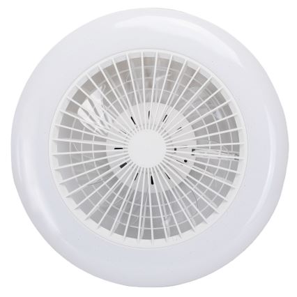 Aigostar - LED Dimmable ceiling light with a fan MESH LED/40W/230V 2700-6500K white + remote control