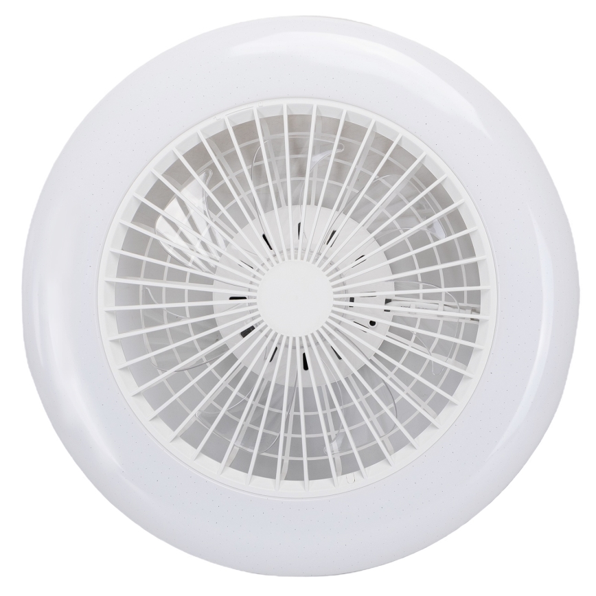 Aigostar - LED Dimmable ceiling light with a fan MESH LED/40W/230V 2700-6500K white + remote control