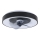 Aigostar - LED Dimmable ceiling light with a fan MESH LED/40W/230V 2700-6500K black + remote control