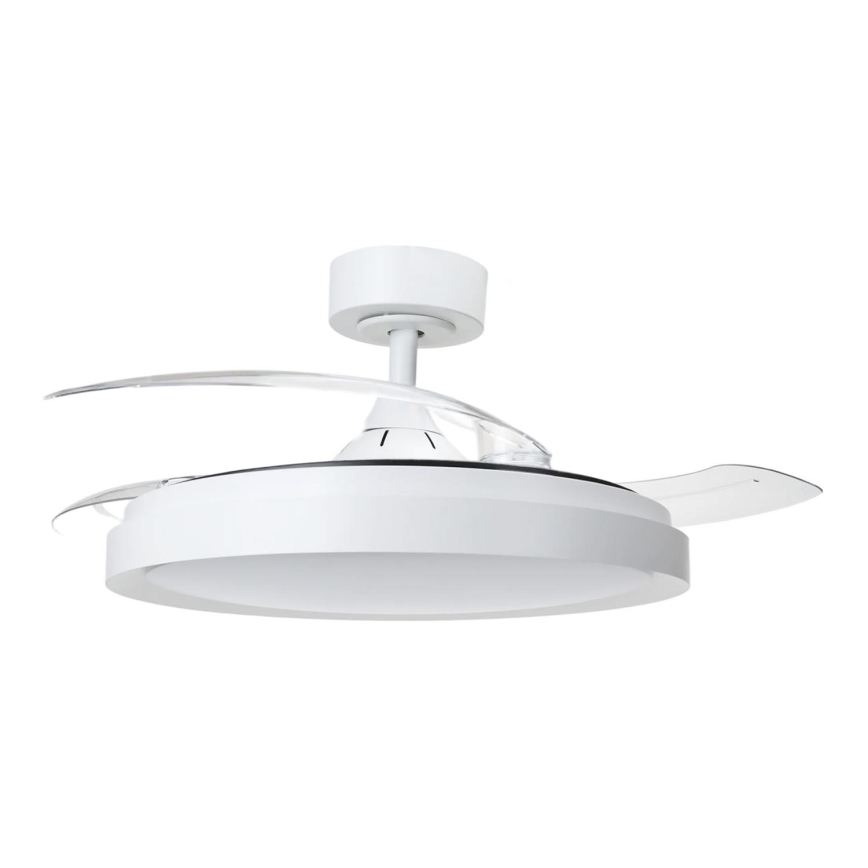 Aigostar - LED Dimmable ceiling light with a fan MESH LED/50W/230V 2700-6500K white + remote control