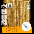 Aigostar - LED Dimmable Christmas String Lights 300xLED/8 functions USB 6x3m warm white + remote control