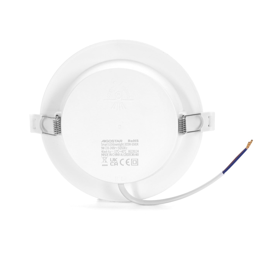 Aigostar - LED Dimmable recessed light LED/9W/230V d. 14,5 cm Wi-Fi