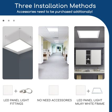 Aigostar - LED Dimmable recessed panel 32W/230V Wi-Fi 60x60 cm