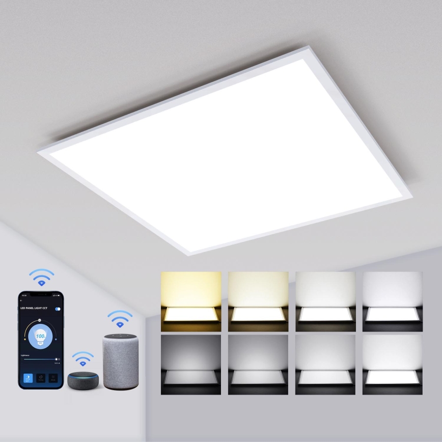 Aigostar - LED Dimmable recessed panel MESH LED/36W/230V 2700-6500K 60x60 cm