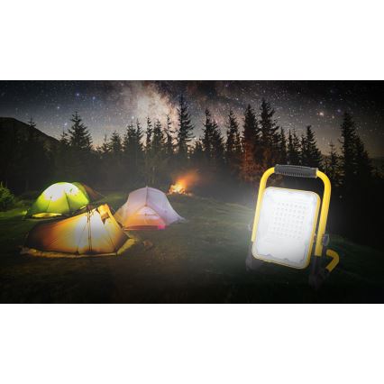 Aigostar - LED Dimmable rechargeable floodlight LED/100W/5V 6500K IP65