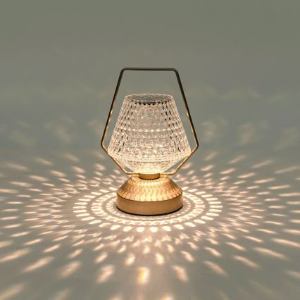 Aigostar - LED Dimmable rechargeable table lamp LED/1W/5V 2700/4000/6500K 1800mAh 20 cm
