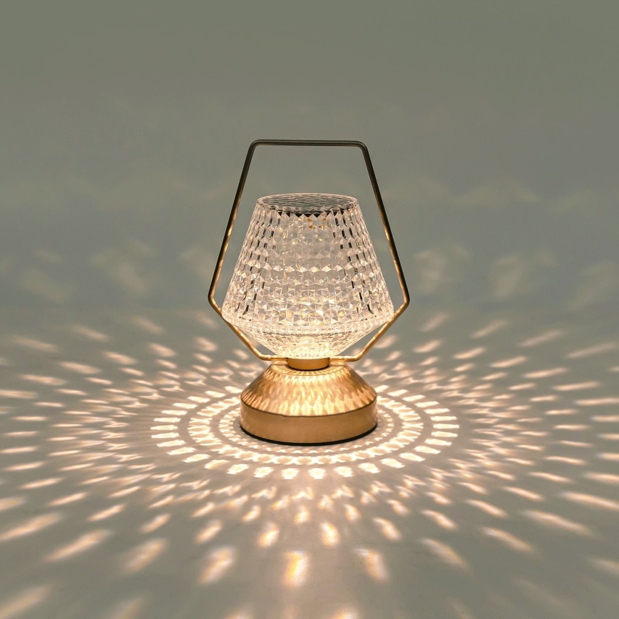 Aigostar - LED Dimmable rechargeable table lamp LED/1W/5V 2700/4000/6500K 1800mAh 20 cm
