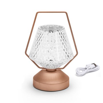 Aigostar - LED Dimmable rechargeable table lamp LED/1W/5V 2700/4000/6500K 1800mAh 20 cm